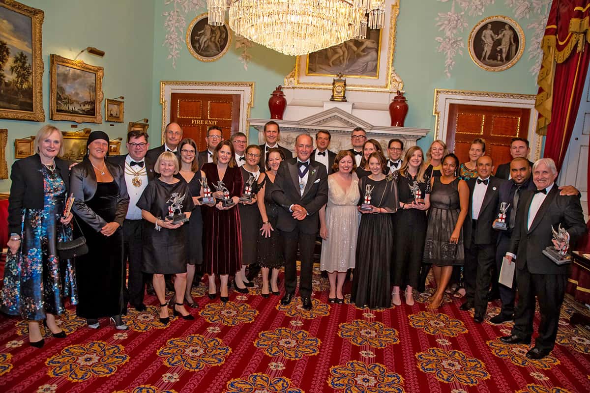Heroes of the realm: responsible business champions from across the Square Mile were recognised during the annual Dragon Awards bash