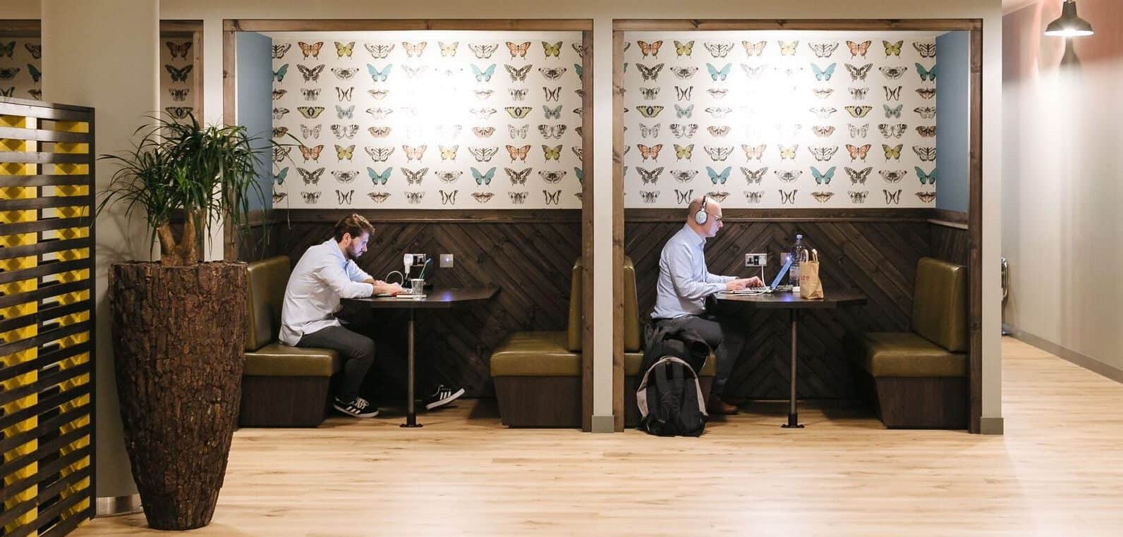 At companies like WeWork you can choose to either work alone or collaborate.