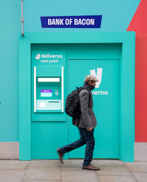 city of london deliveroo free bacon sandwiches