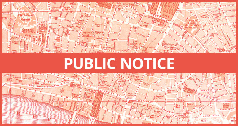 Public notice: Urban Pubs & Bars Ltd.