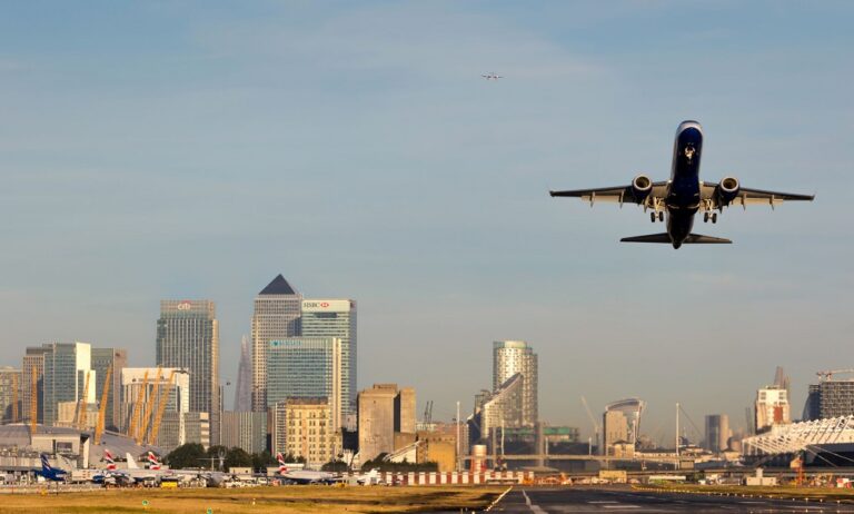 London City Airport sees busiest week since start of pandemic